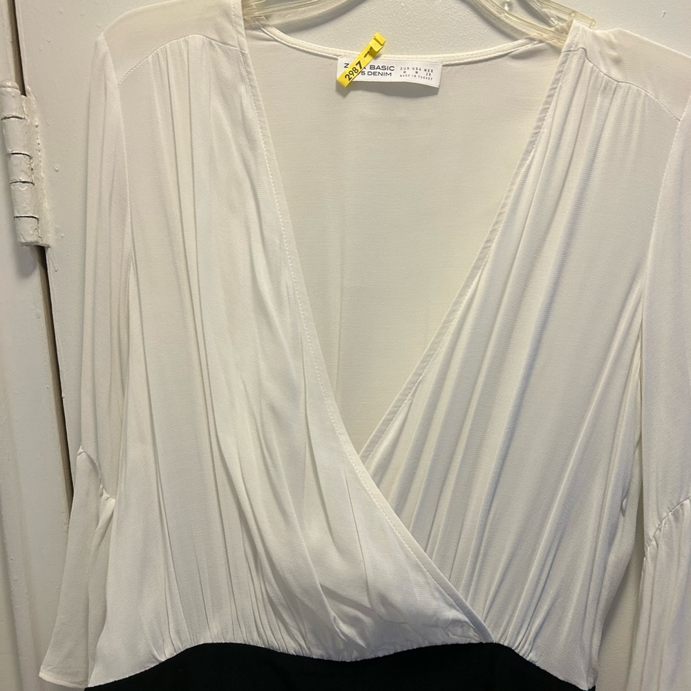 Zara Black And White Jumpsuit - image 2